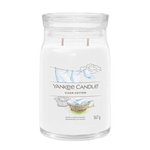 Yankee Candle Clean Cotton Signature Large