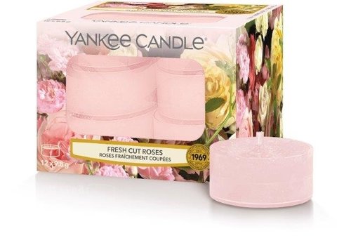 Yankee Candle Fresh Cut Roses Tea Lights 12 st