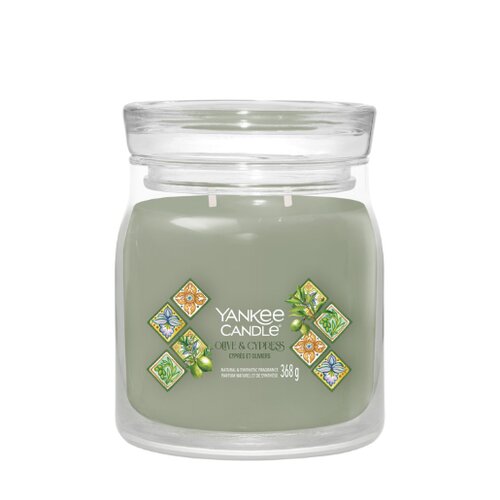 Yankee Candle Olive & Cypress Signature Medium