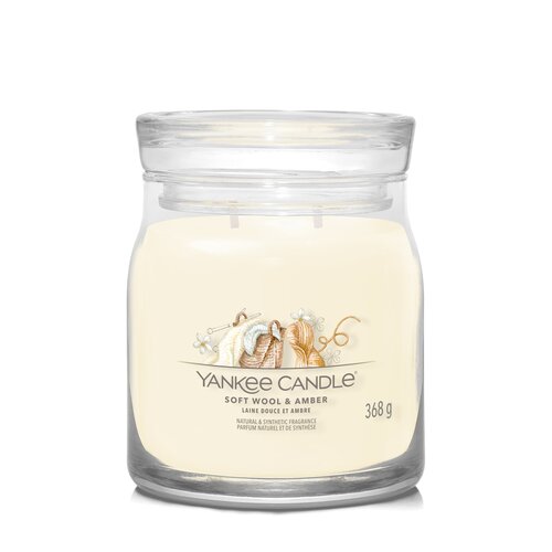 Yankee Candle Soft Wool & Amber Signature Medium