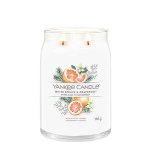 Yankee Candle White Spruce & Grapefruit Signature Large
