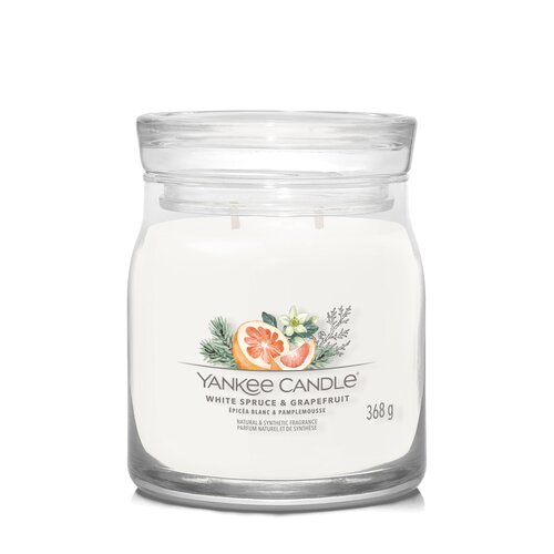 Yankee Candle White Spruce & Grapefruit Signature Medium