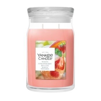 Yankee Candle White Strawberry Bellini Large Jar
