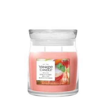 Yankee Candle White Strawberry Bellini Medium Jar