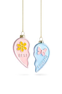 Yup in de Boom Best Friends Hart Kerstornament - afbeelding 1