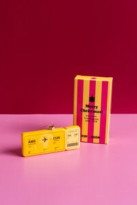 Yup in de Boom  Boardingpass Amsterdam - Curaçao Ornament - afbeelding 3