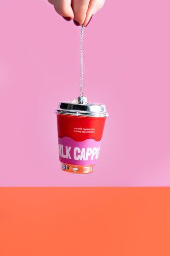 Yup in de Boom Cappuccino To Go Kerstornament - afbeelding 2