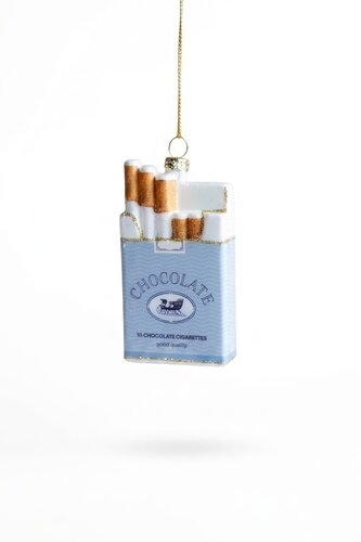 Yup in de Boom Chocolade Sigaretten Kerstornament - afbeelding 1