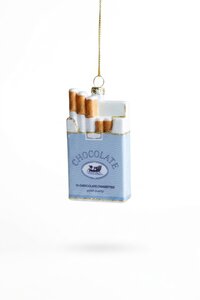 Yup in de Boom Chocolade Sigaretten Kerstornament - afbeelding 1