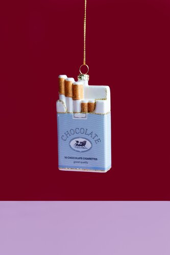 Yup in de Boom Chocolade Sigaretten Kerstornament - afbeelding 2