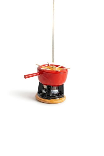 Yup in de Boom Kaasfondue Kerstornament - afbeelding 1