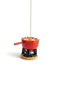 Yup in de Boom Kaasfondue Kerstornament - afbeelding 1