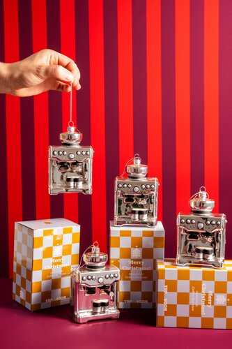 Yup in de Boom Koffiemachine Kerstornament - afbeelding 5