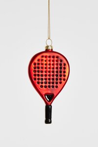Yup in de Boom Padelracket Rood Ornament - afbeelding 1