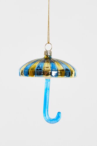 Yup in de Boom Paraplu Gold-Blue Ornament - afbeelding 1