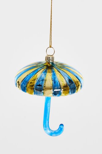 Yup in de Boom Paraplu Gold-Blue Ornament - afbeelding 2