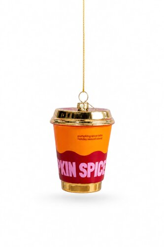 Yup in de Boom Pumpkin Spice Latte Kerstornament