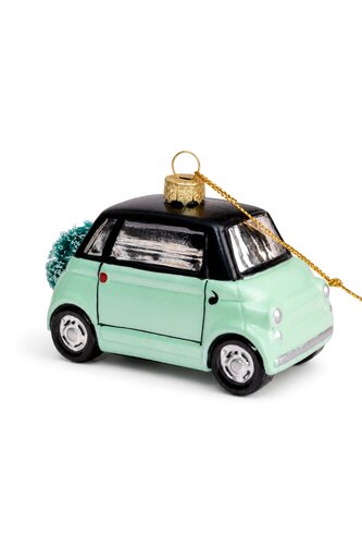 Yup in de Boom Stadsauto Mintgroen Kerstornament - afbeelding 1
