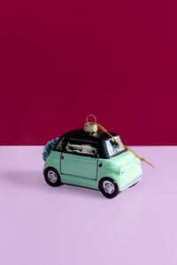 Yup in de Boom Stadsauto Mintgroen Kerstornament - afbeelding 2