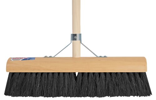 Zaalveger Zwart 40Cm M.Steel 150Cm