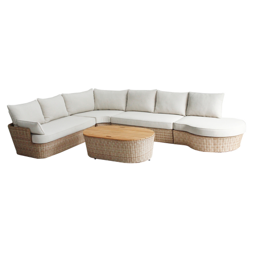 Royal Seasons Zanzibar 6-zits hoek loungeset XL - afbeelding 1