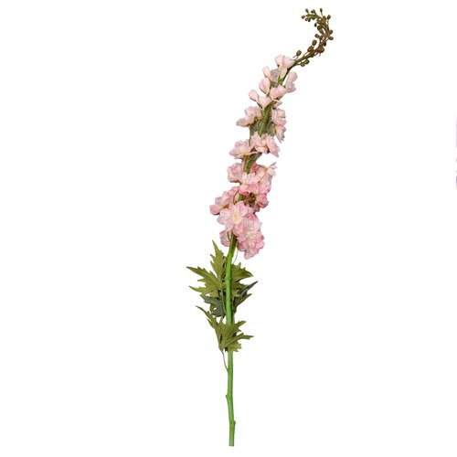 Zijde Kunstbloem Delphinium roze - H 135 cm