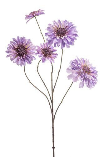 Zinnia Tak Zijde - 88cm Lila