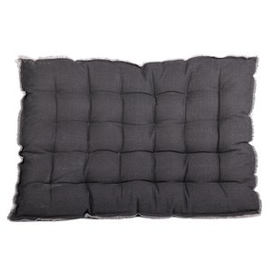 Palletkussen RAFFELED Dark Grey - 120 x 80 x 8 cm - afbeelding 1